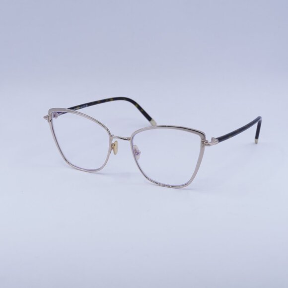 🕶️ New Tom Ford FT5740-B 028 Eyeglasses - Shiny Rose Gold Frame